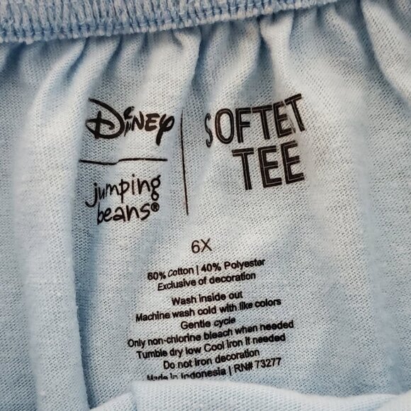 Disney Childrens Blue T-Shirt - Cinderella - Size 6X - Picture 4 of 4